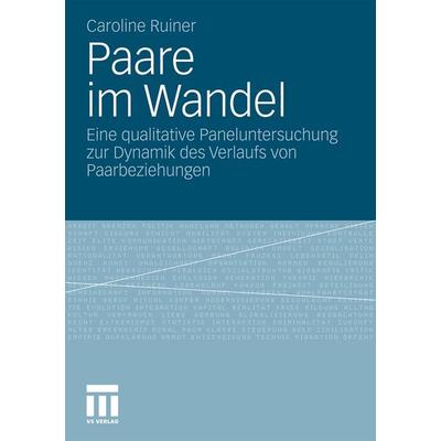 Paare im Wandel, Taschenbuch von Caroline Ruiner, VS Verlag für Sozialwissenschaften, 978-3-531-17335-1