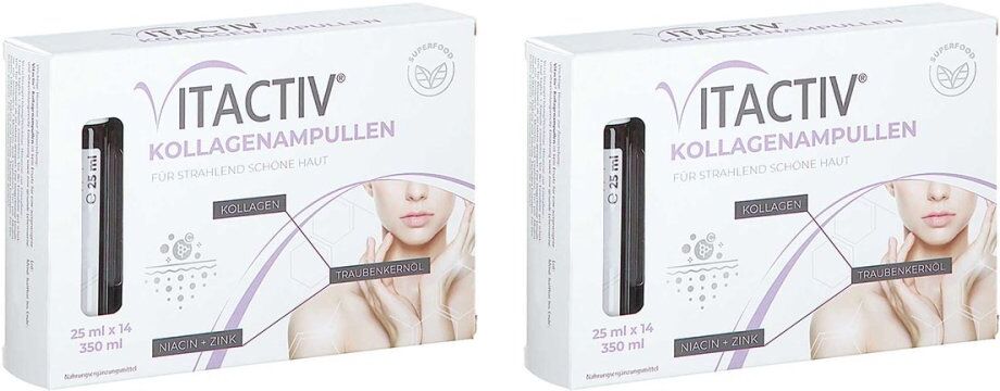 VITACTIV Kollagenampullen für eine strahlende Haut 2x14stk