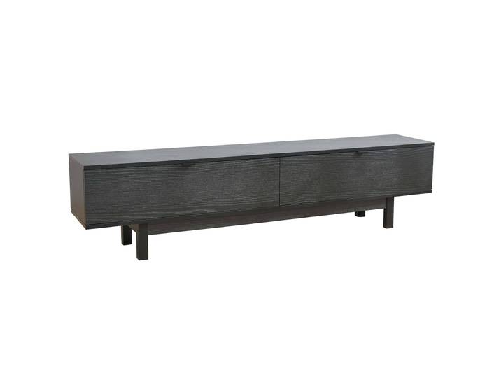 Oviala - Meuble TV effet bois 160cm