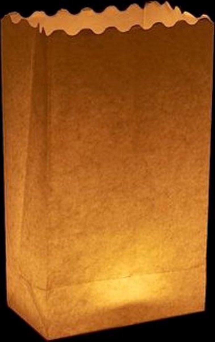 SnelShoppen Candle bag - 10 stuks papieren kaarsenhouders voor sfeervolle decoratie