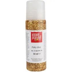 6x Knorr Prandell, Künstlerfarbe + Bastelfarbe, Glitter Flaky Glue, 50ml (50 ml)