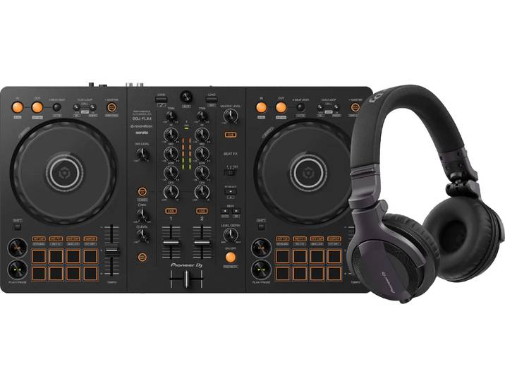 Pioneer DJ DDJ-FLX4 + Pioneer DJ HDJ-CUE1