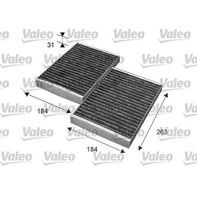 Valeo Filter, Innenraumluft [Hersteller-Nr. 715643] für Mercedes-Benz