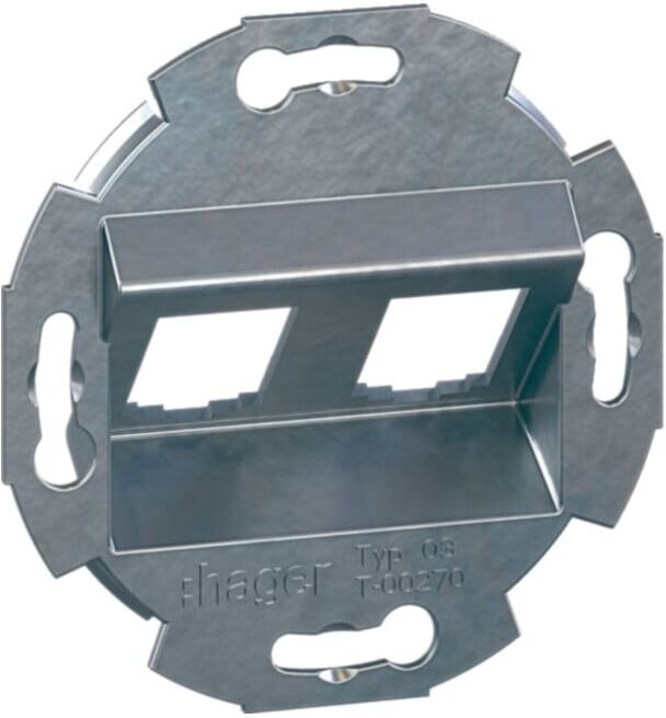Hager Cadre de montage 2 modules RJ45 GMDM032 (GMDM032)