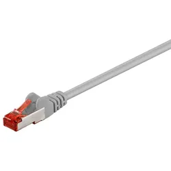 CAT 6 Netzwerkkabel, S/FTP, grau - Länge: 1,50 m