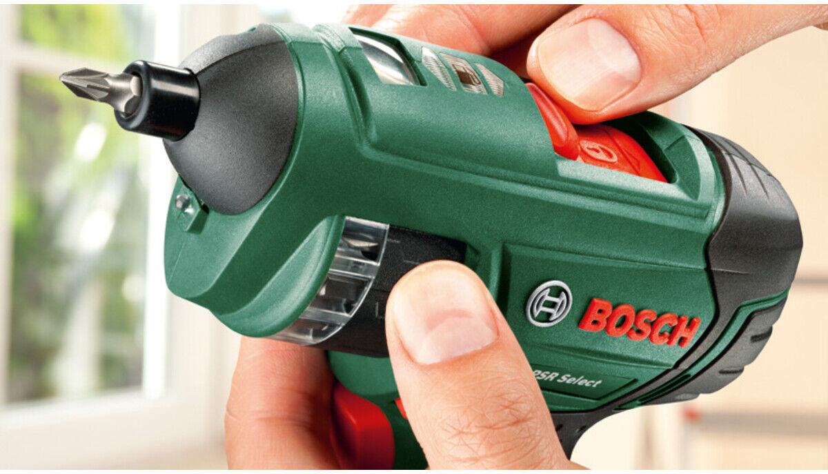 Bosch Akku-Schrauber Lithium-Ionen PSR Select, mit Micro-USB-Kabel, Netzgerät (0603977005)