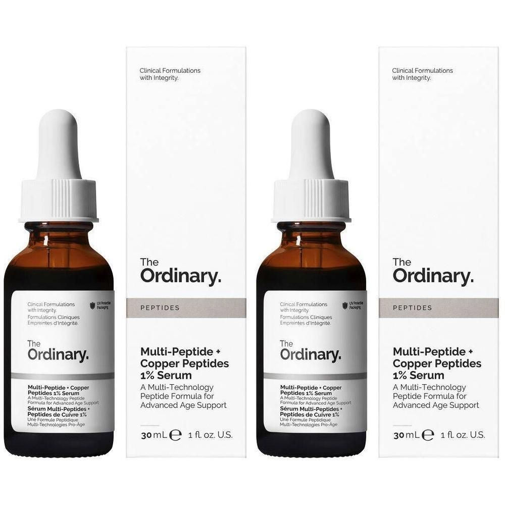 The Ordinary Multi-Peptide + Copper Peptides 1% Serum x2 2x30 ml Gel