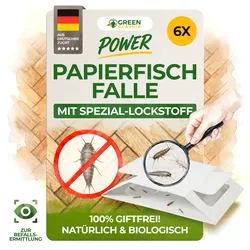 Green Guardia Papierfisch Falle mit Spezial-Lockstoff: 6