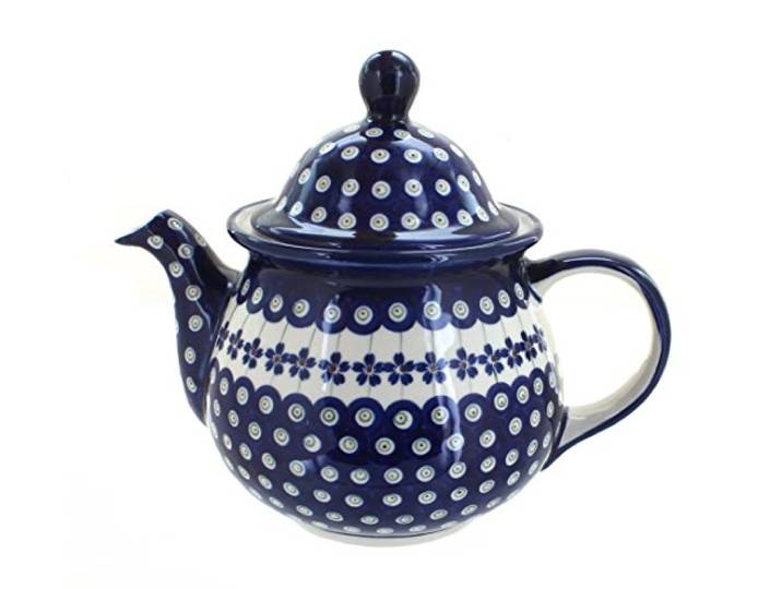 Original Bunzlauer Keramik Kaffeekanne/Teekanne 1,7L im Dekor 166a