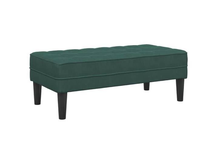 PROMOTION Banc Vert Foncé 113x57x39 cm - velours 72939 - BestMeuble