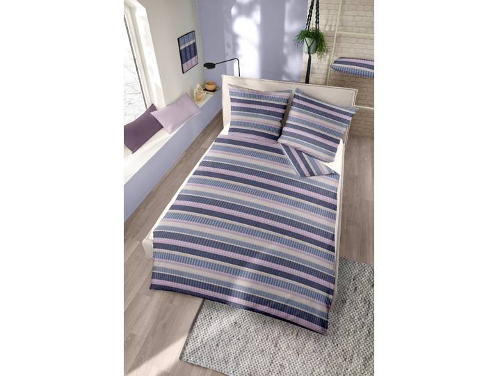 Flanell-Bettwäsche Pahit 135 x 200 cm + Kissen 80 x 80 cm Multicolor