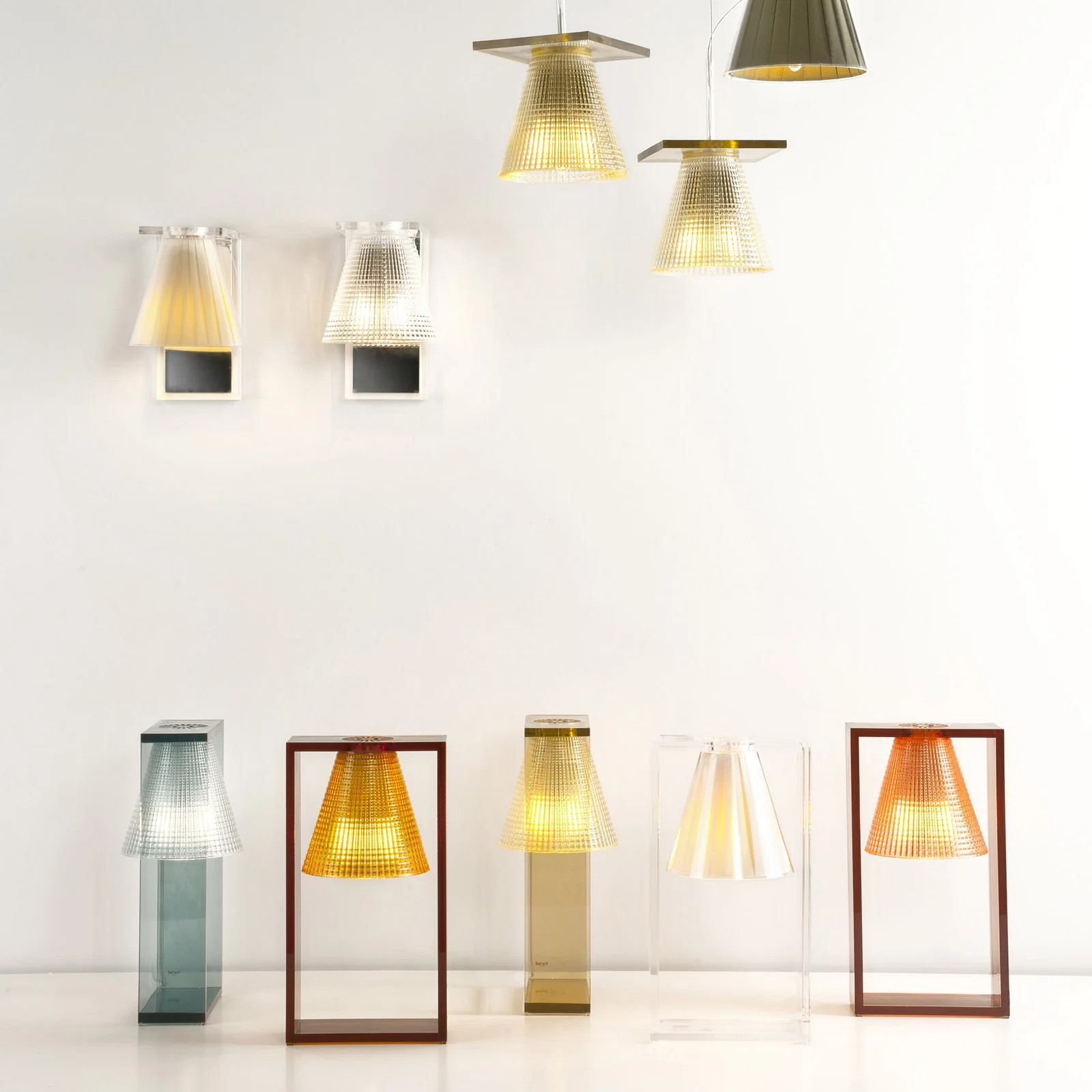 Kartell Light-Air wandlamp Sculped Bernstein