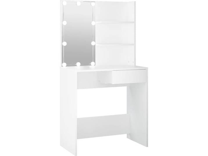 vidaXL Coiffeuse avec LED blanc 74\,5x40x141 cm