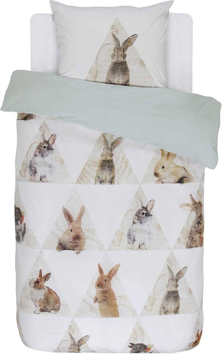 Covers & Co Cato Dekbedovertrek Eenpersoons White 140x200 cm