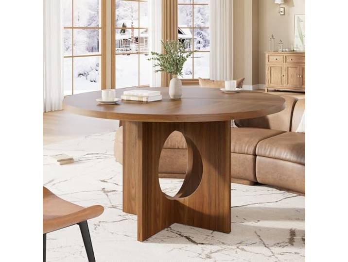 GarveeHome Platzsparendes Esszimmer-Set Für 4 Personen Rechteckiger Küchentisch mit Bank & 2 Stühlen, Landhausstil mit Ablagefach & Schubladen