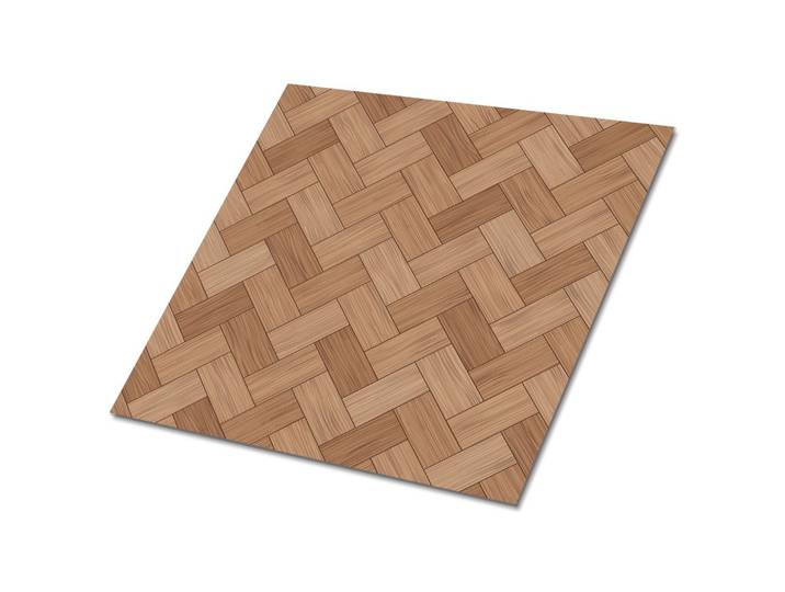 SELBSTKLEBENDE Wandfliesen 9 Stück 30x30 cm - Fischgrätparkett