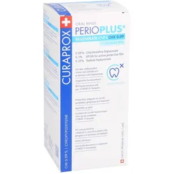 Curaprox perio Plus+ Regenerate Mundspül. CHX 0,09 %