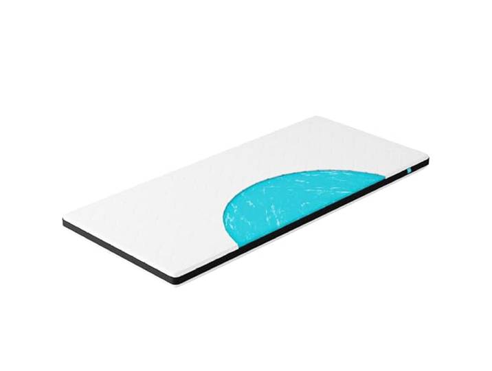 verapur Hypersoft Topper HT600, 100 x 220 cm, Härtegrad H1, Matratzentopper, anpassbar ohne Memoryeffekt, waschbarer Bezug