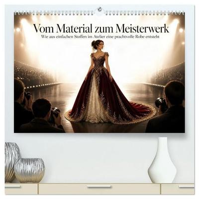 Vom Material zum Meisterwerk (hochwertiger Premium Wandkalender 2027 DIN A2 quer), Kunstdruck in Hochglanz