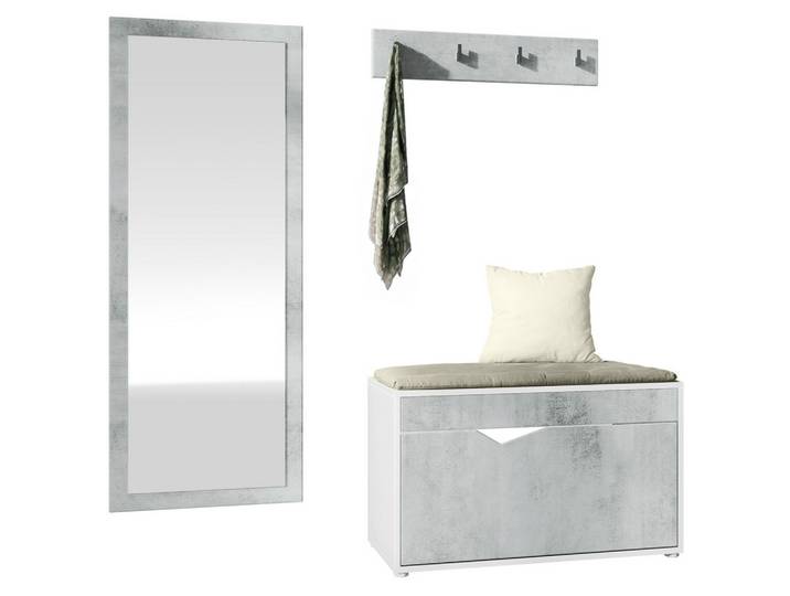 GARDEROBE Hanko Beton Oxid Optik