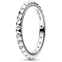 Pandora 192800C01 Silberring für Damen Pyramiden, 60/19,1