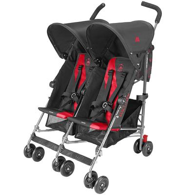 Maclaren Twin Triumph - Charcoal/Scarlet