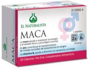 El Naturalista Maca 60 Capsules