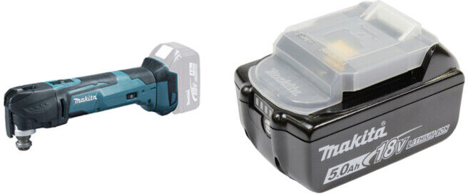 Set Makita DTM51Z Akku-Multi-Tool + Akku-BL1850B Li 18,0V 5.0Ah