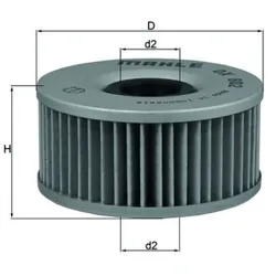 Ölfilter MAHLE OX 802 für Yamaha XJ