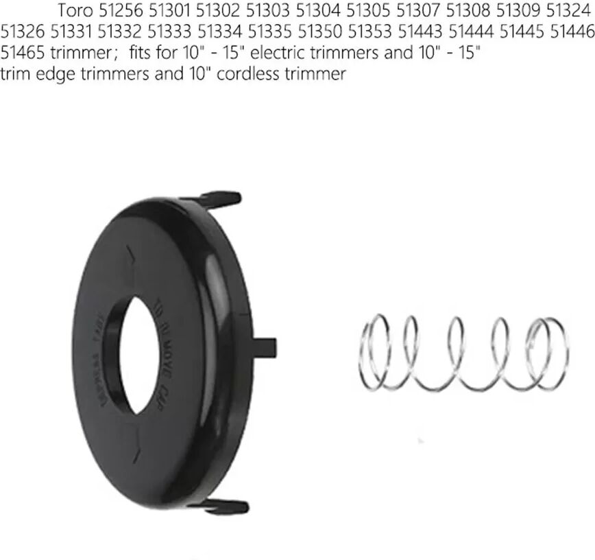 INF Trimmer Spool Cover Kit - 2 Abdeckungen & 2 Federn, kompatibel mit Toro 88175