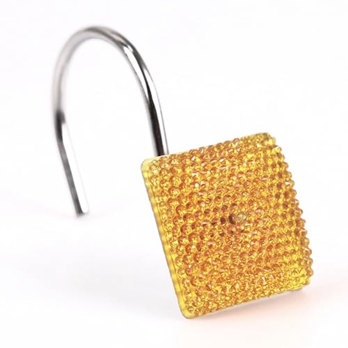 Set van 12 Gouden Glitter Douchegordijn Haken