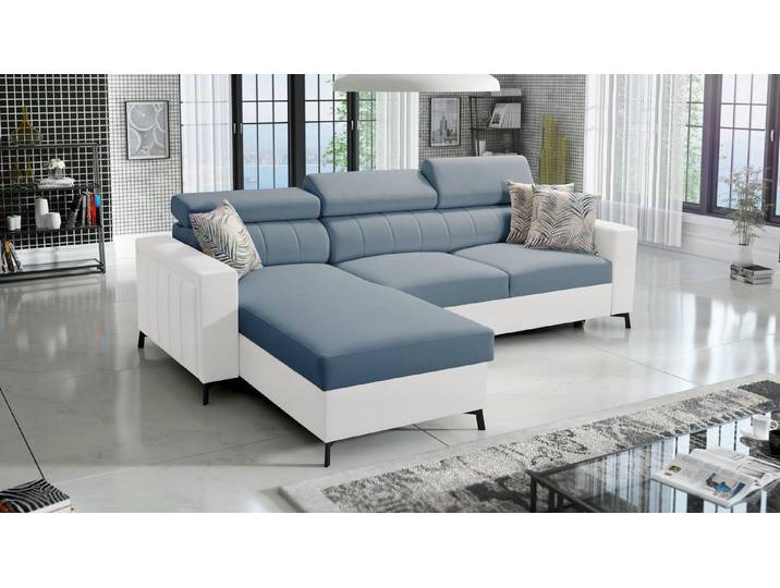 Best for Home Ecksofa mit Schlaffunktion und Bettkasten – modern & geräumig, Ecksofa mit Schlaffunktion, Schlaffunktion