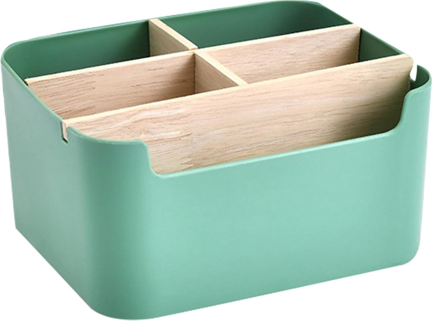 Multifunctionele houten pennenhouder en bureau organizer voor opslag en sieraden