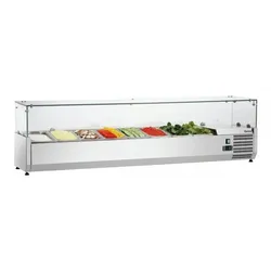 Bartscher Positiv gekühltes Display 8 x GN 1/4, zum Zusammenbauen, 180 W, 220 V - MONO