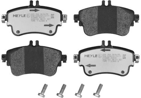 MEYLE 025 253 2619/PD Brake pad set
