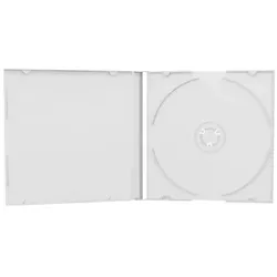MediaRange 1er CD DVD Hüllen, transparent, 100 Stück