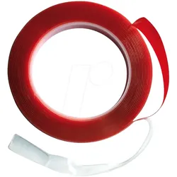 MONTAGEBAND - Klebeband, ultrastark, transparent, 3 m