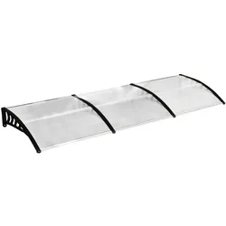 Outsunny Outsunny Vordach für Haustür Überdachung 90x295cm Pultbogenvordach mit UV-Schutz