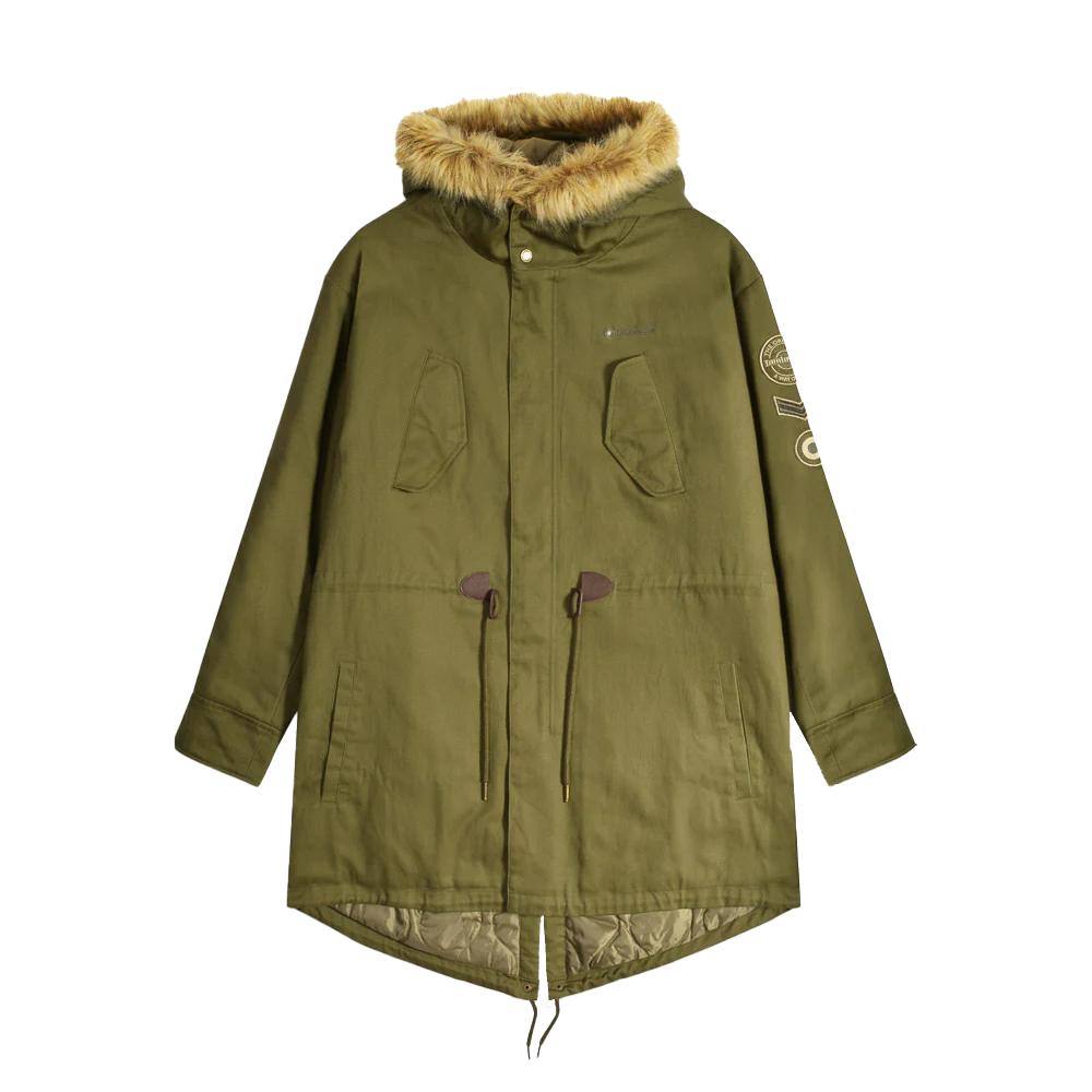 Lambretta - Parka für Herren, Segeltuch (Khakigrün)