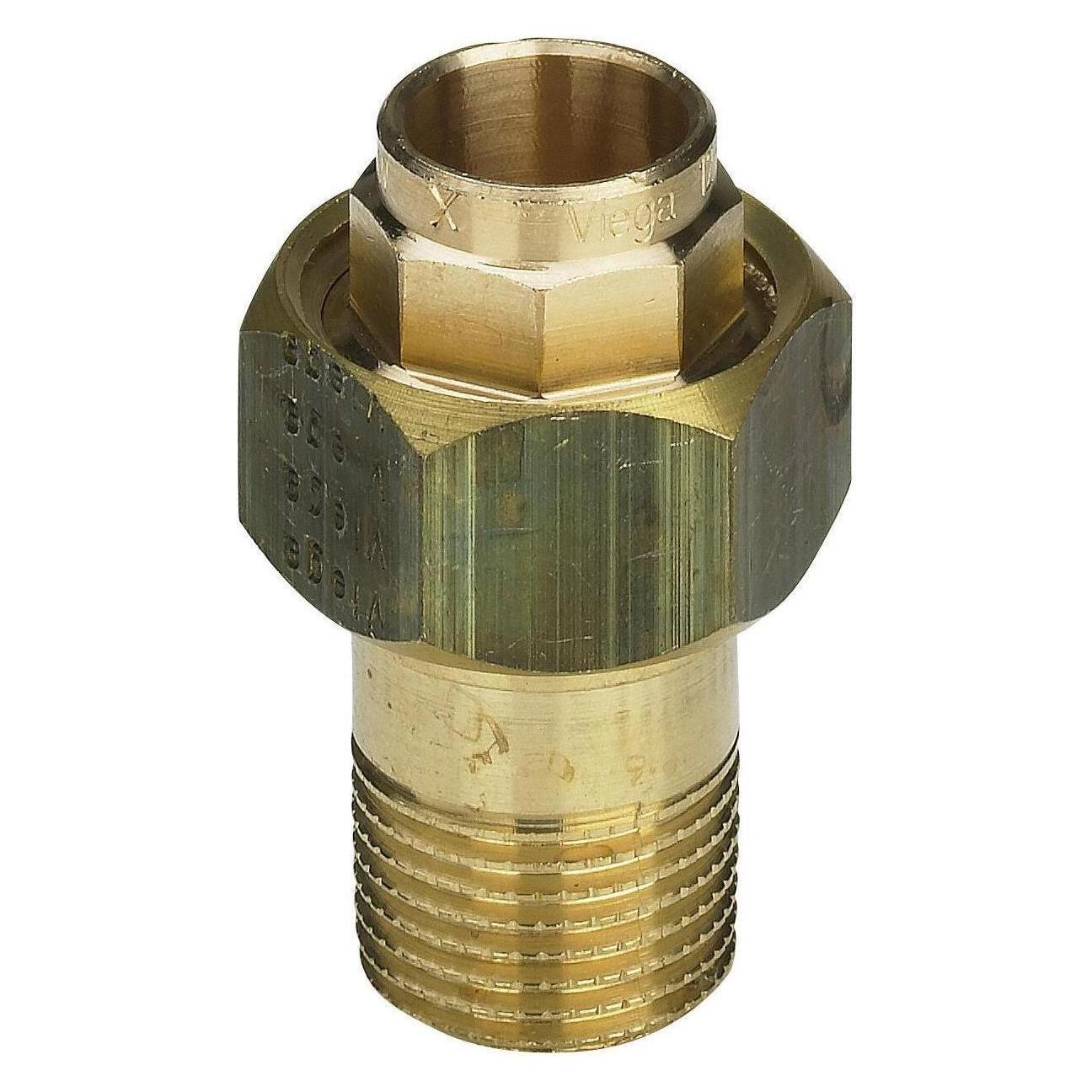 Viega 94341 verschraubte G - Union 94341 G Durchmesser 15 x 1/2 Messing Bronze (102128)