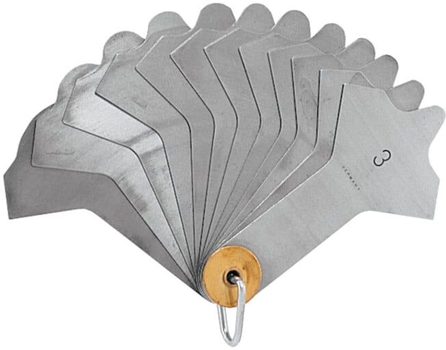HOLEX Jauge pour cordons de soudure, 12 lamelles (477700)