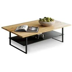 Elfo Couchtisch Bella Holz Braun Eiche