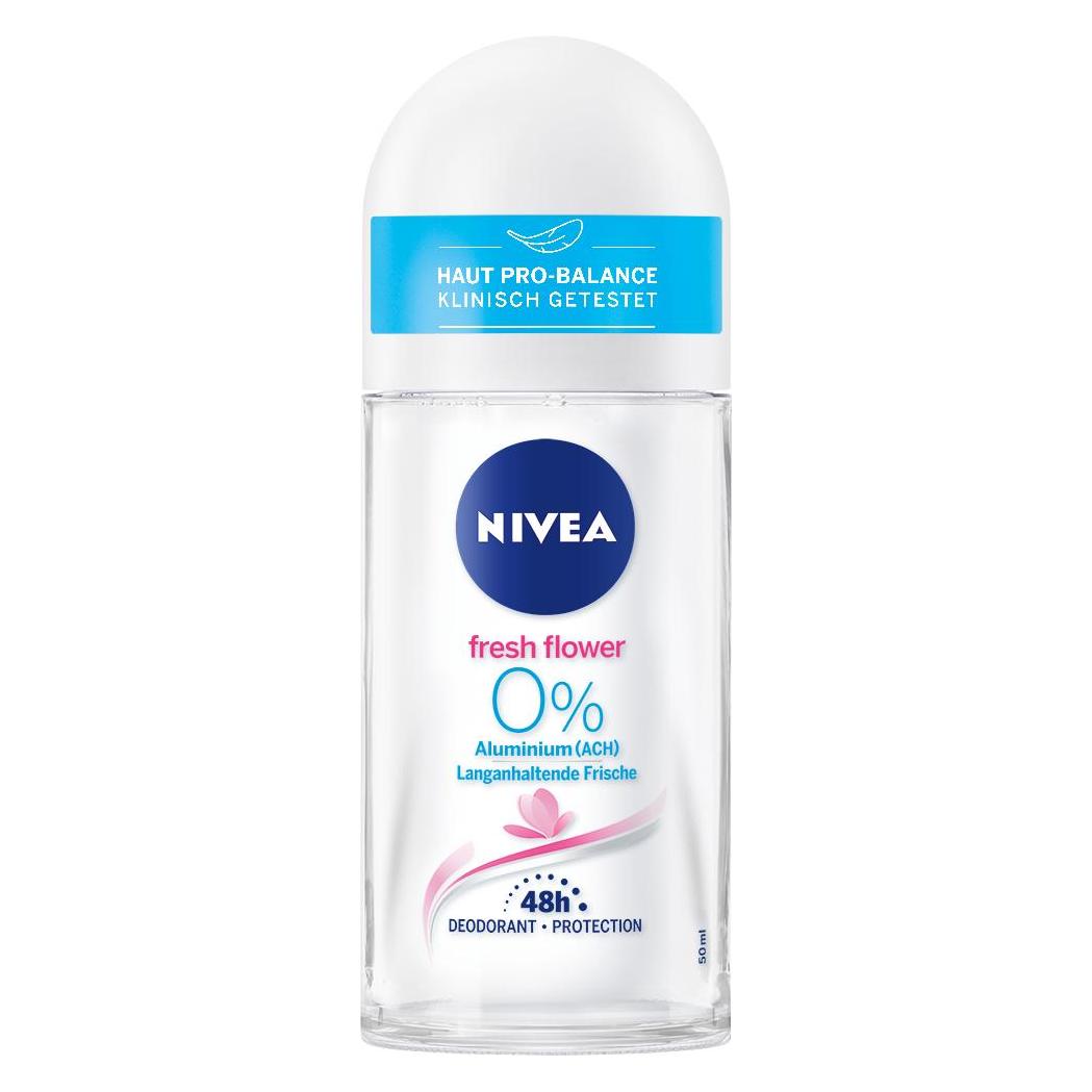 Nivea Fresh Flower Deo-Roller 50,0 ml (Roll-on, 50 ml) (80062)