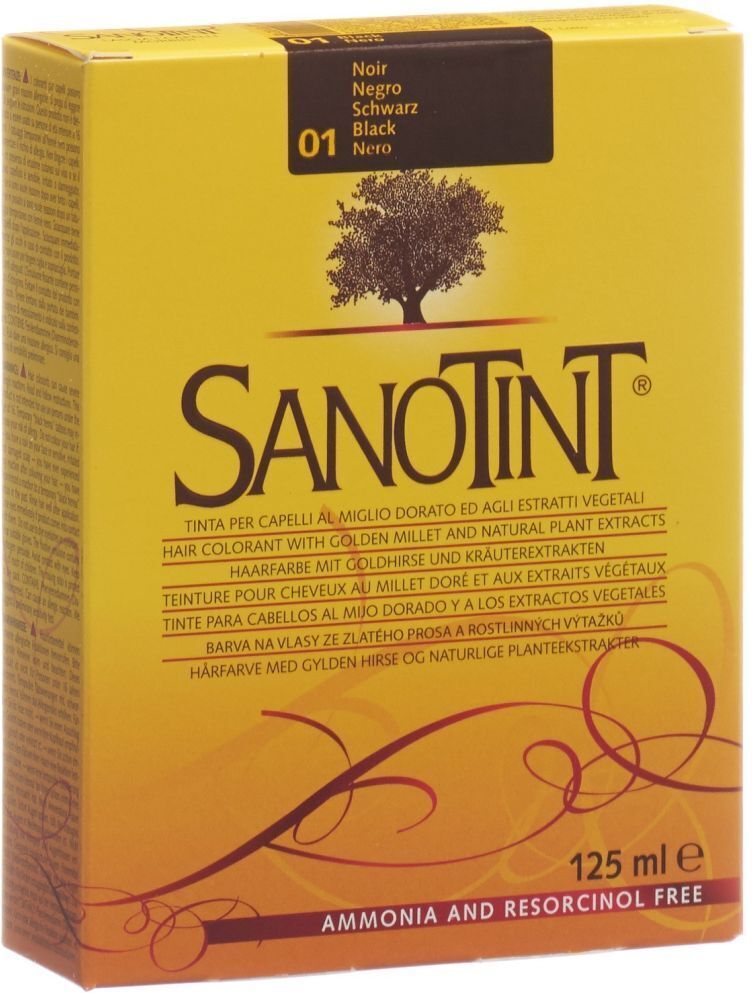 Sanotint Haarfarbe 01 schwarz 125 ml Sonstige