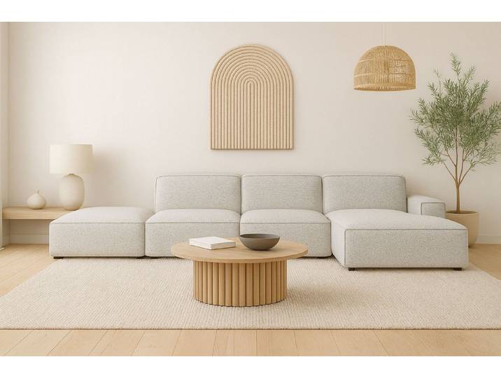 Kaiser Möbel Ecksofa Ecksofa Cursal – modulares L-Sofa mit großzügigem Design, Einzelsofa, L-Form, modulares System, minimalistisches Design
