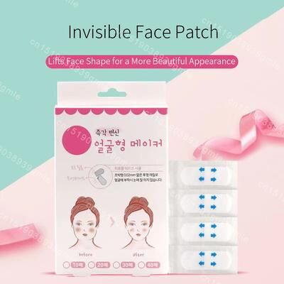 Discount Dollar Deals Invisible V Lift Face Tape Breathable Chin Lifting Patch For Slimming Tightening 1 Box
