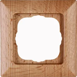 Kopp 306531002 HK02 - Abdeckrahmen 1-fach, Farbe: buche
