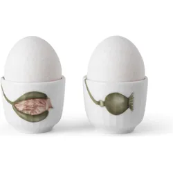 Kähler Hammershoi Poppy Eierbecher, Eierbecher, Weiss