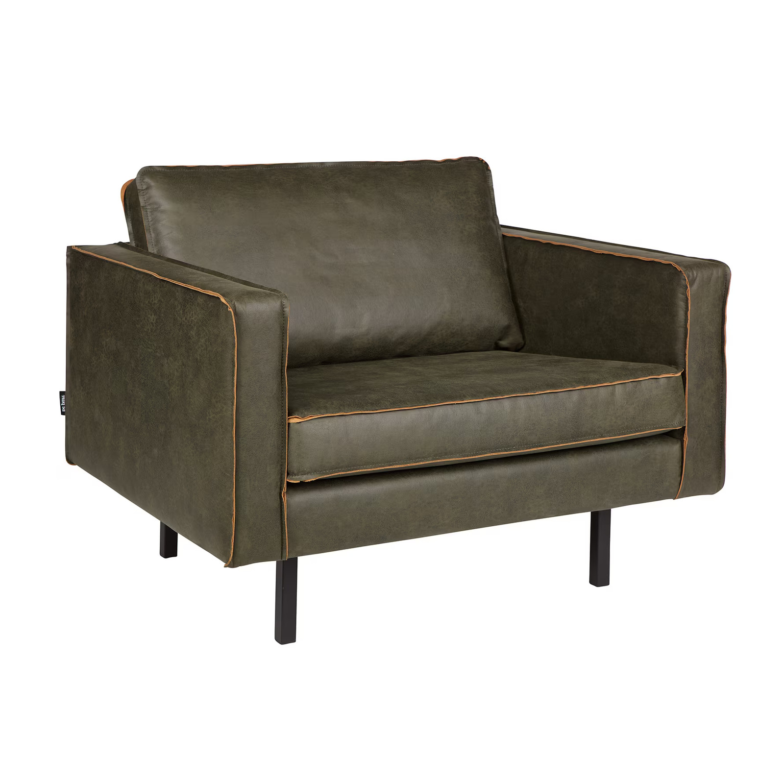 BePureHome WOOOD Fauteuil Rodeo - Legergroen - Modern