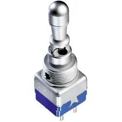 APEM Kippschalter Hebelschalter Serie 12000 250 V/AC 2 A, Schalter + Taster, Silber